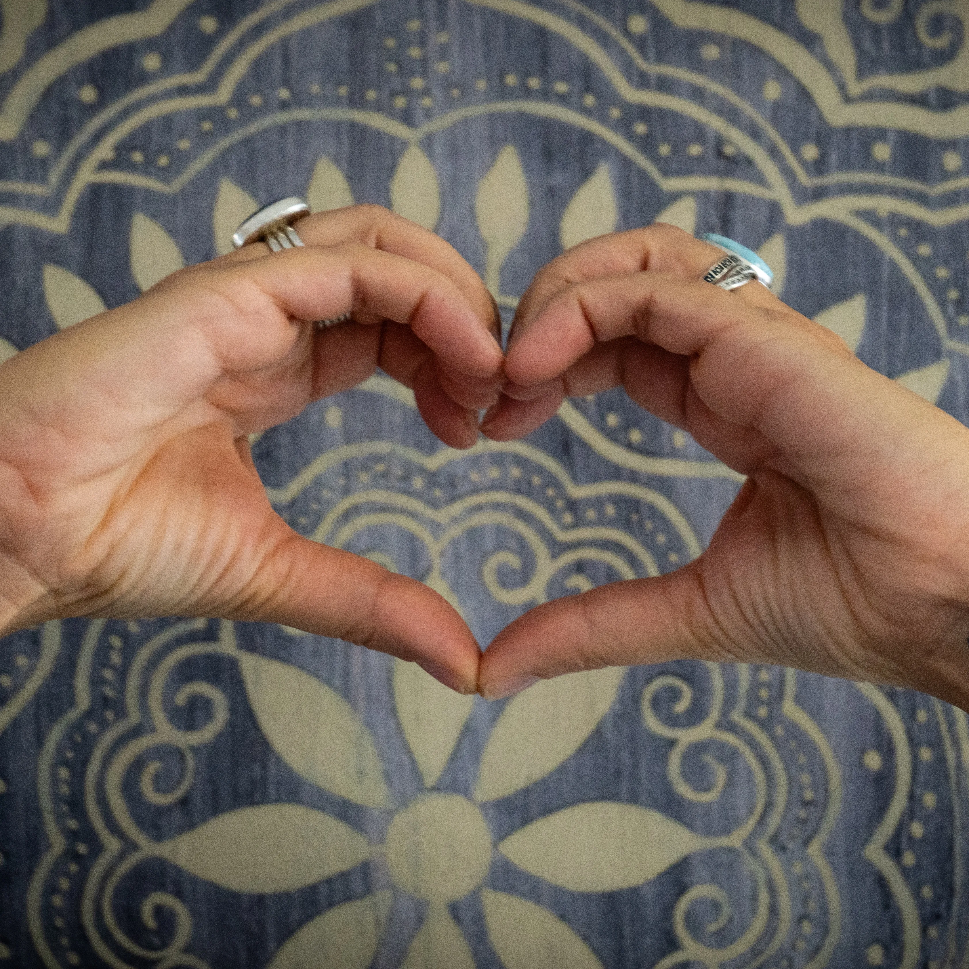 Hands making a heart shape