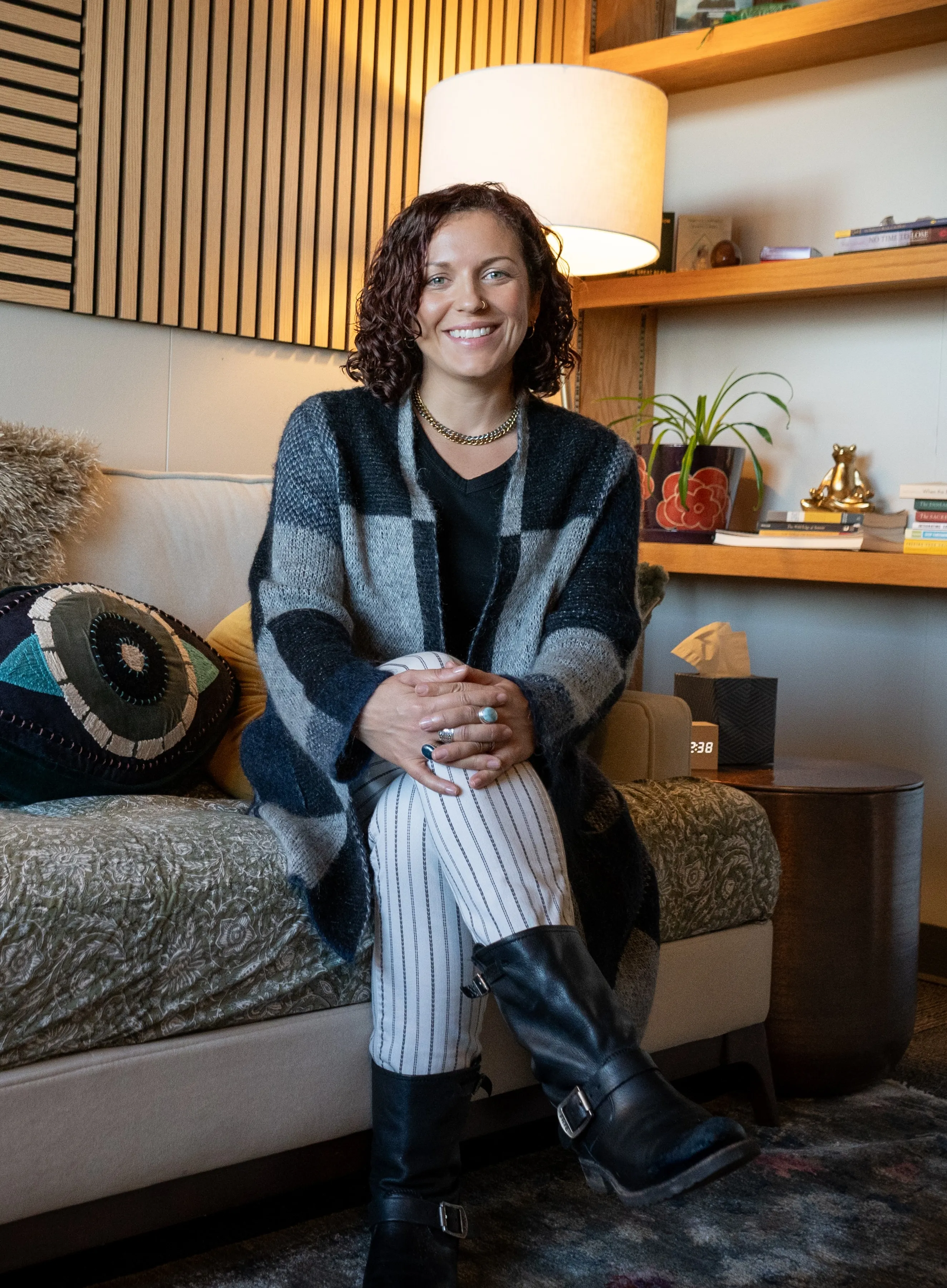 Monique Vincent in their therapy office