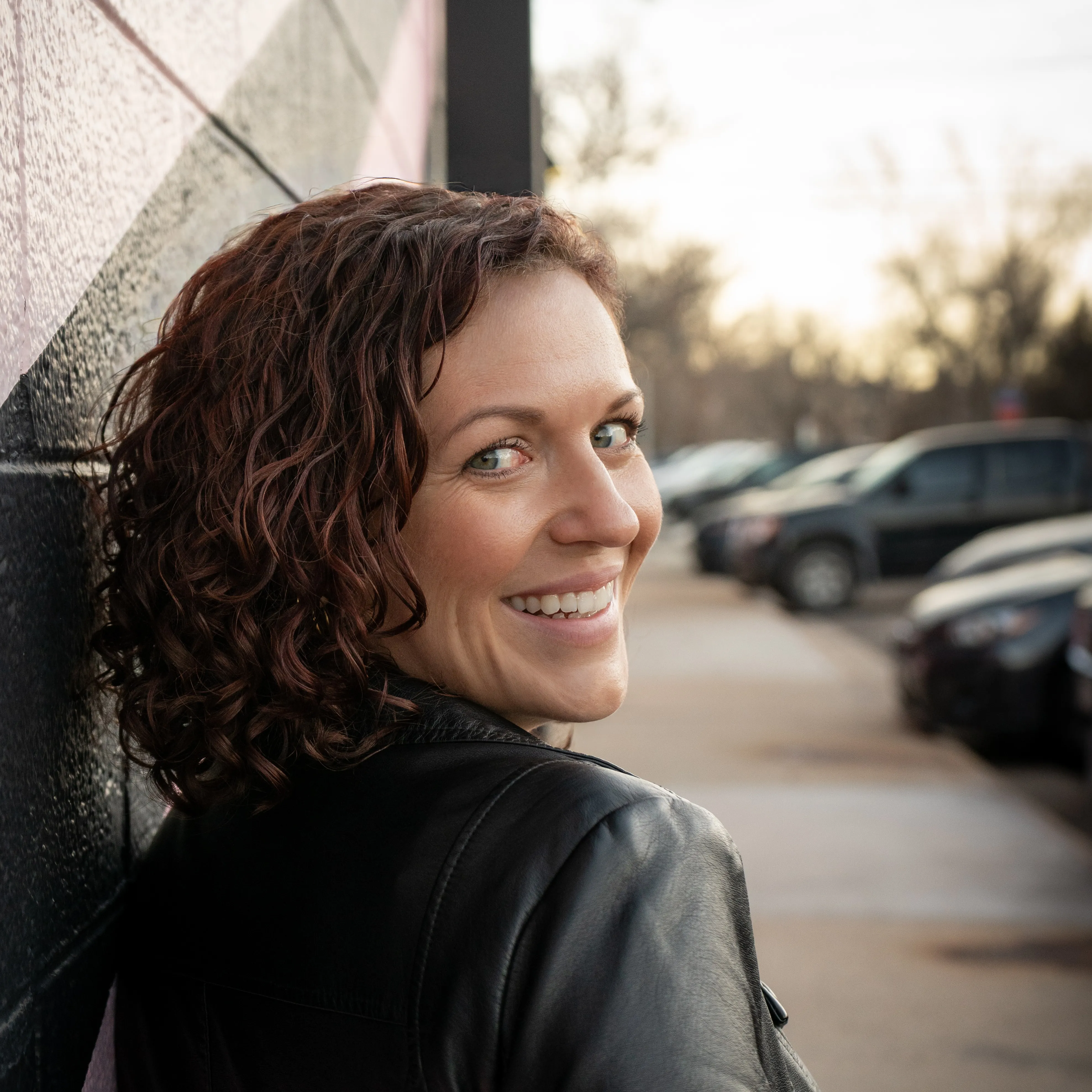 Monique Vincent on a city street